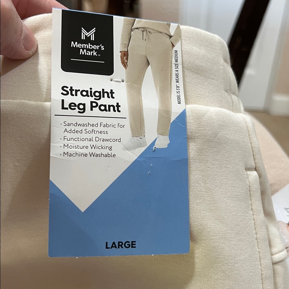 Women's Beige Track Pants - Picture 2 of 3